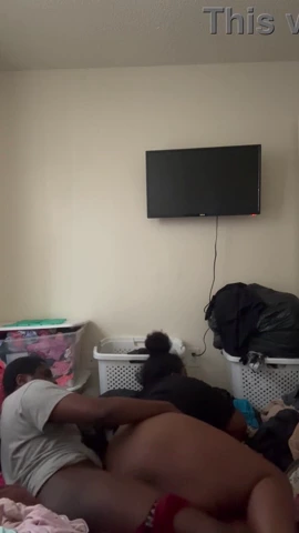 Unintentional recording of Ebony pornstar's big ass porn video